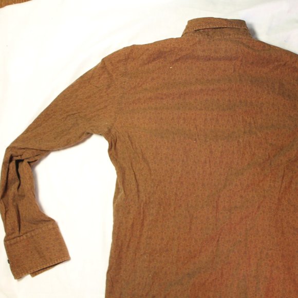 Brown pattern button pattern - Picture 3 of 5